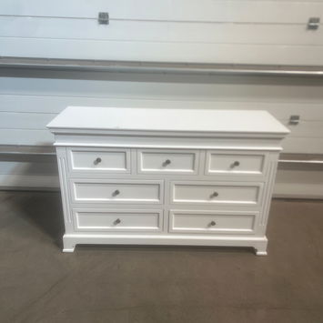 Large White 7 Drawer Chest of Drawers - Daventry White Range