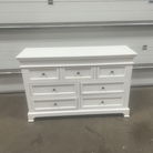 Large White 7 Drawer Chest of Drawers - Daventry White Range