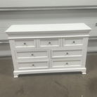 Large White 7 Drawer Chest of Drawers - Daventry White Range