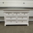 Large White 7 Drawer Chest of Drawers - Daventry White Range