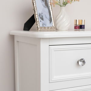 Large White Chest of Drawers - Victoria Range Large White Chest of Drawers - Victoria Range