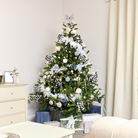 Large White Feather Boa Christmas Garland - 182cm