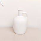 Large White Porcelain Jug Vase - 26cm