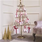 Large White & Red Christmas Gift Ornament - 15cm