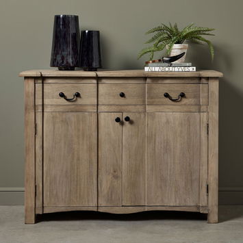 Large Wooden 2 Door Sideboard