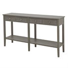 Large Wooden 4 Drawer Console Table/Sideboard