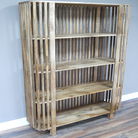 Large Wooden Display Shelf Unit / Bookcase 180cm