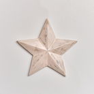 Large Wooden Distressed Pink Wall Star Decoration