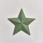 Large Wooden Green Wall Star Decoration