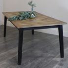 Large Wooden Nordic Dining Table - Damaged Seconds