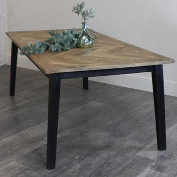 Large Wooden Nordic Dining Table - Damaged Seconds