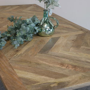 Large Wooden Nordic Dining Table - Damaged Seconds