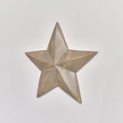 Large Wooden Taupe Wall Star Decoration