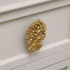 Antique Gold Oak Tree Drawer Knob