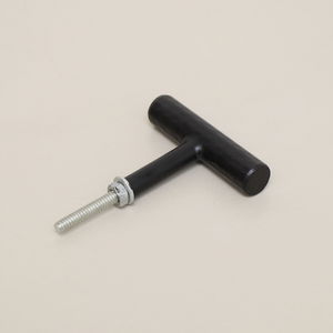 Matte Black Metal Hammered Drawer Bar Pull Handle 5.5cm