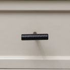 Matte Black Metal Hammered Drawer Bar Pull Handle 5.5cm