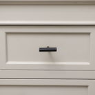 Matte Black Metal Hammered Drawer Bar Pull Handle 5.5cm