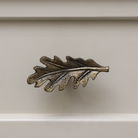 Rustic Oak Leaf Drawer Knob