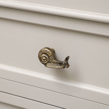 Rustic Snail Drawer Knob