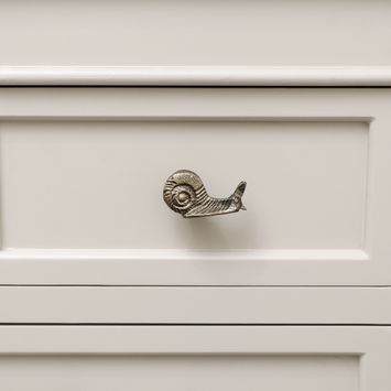 Rustic Snail Drawer Knob