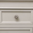 Shiny Silver Sun Drawer Knob