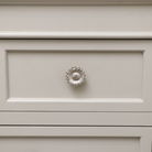Shiny Silver Sunflower Drawer Knob