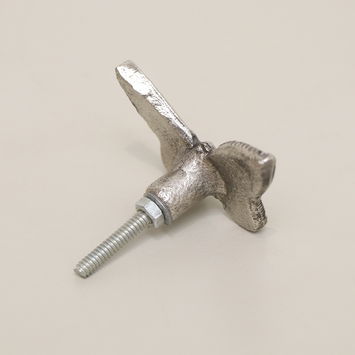 Silver Butterfly Drawer Knob