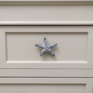 White Starfish Drawer Knob