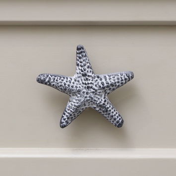 White Starfish Drawer Knob
