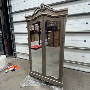 Mirrored Double Wardrobe - Tiffany Range - Damaged Second
