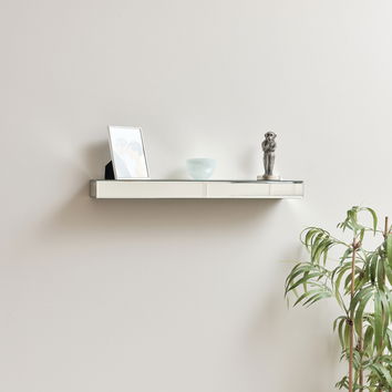 Mirrored Floating Wall Shelf