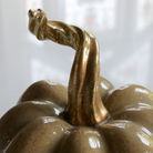 Nude & Gold Speckled Pumpkin Ornament