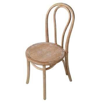 Oak Round Seat Dining Chair