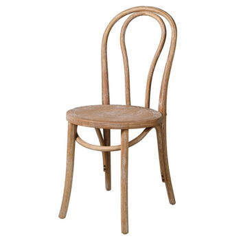 Oak Round Seat Dining Chair