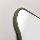 Olive Green Full Length Wave Mirror - 163cm x 80cm