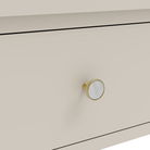 One Drawer Bedside Table - Abbey Pale Ivory Range