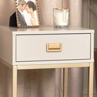 One Drawer Bedside Table - Elle Stone Range