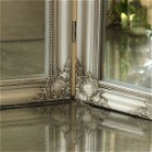 Ornate Silver Dressing Table Triple Mirror