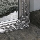 Ornate Silver Full Length leaner /wall Mirror 168cm x 54cm