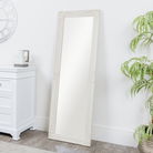 Ornate Tall Taupe Wall / Leaner Mirror 142cm x 47cm