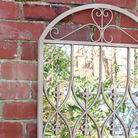 Stone Effect Textured Garden Mirror 60cm X 92cm