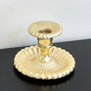 Ornate Gold Chamber Candlestick Holder