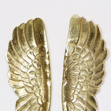 Pair of Gold Angel Wings