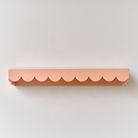 Peach Scalloped Wall Storage Shelf - 61cm