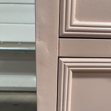 Pink 3 Drawer Bedside Table - Victoria Pink Range