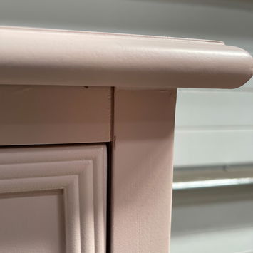 Pink 3 Drawer Bedside Table - Victoria Pink Range