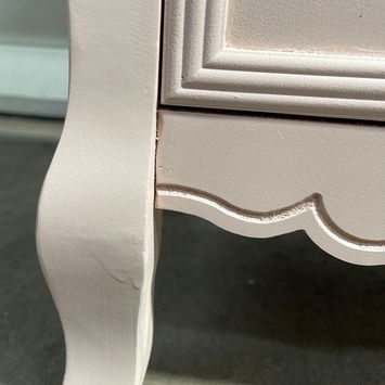 Pink 3 Drawer Bedside Table - Victoria Pink Range