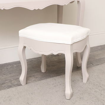 Taupe-Pink Dressing Table, Mirror, Stool Set - Victoria Taupe-Pink Range - Seconds - Colour Mismatch