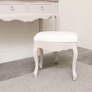 Taupe-Pink Dressing Table Stool - Victoria Taupe-Pink Range - Seconds - Colour Mismatch