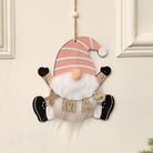 Pink & Gold 'Xmas' Gonk Hanging Sign 